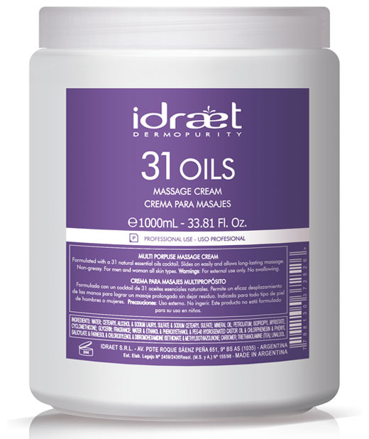 CREMA DE MASAJES IDRAET
