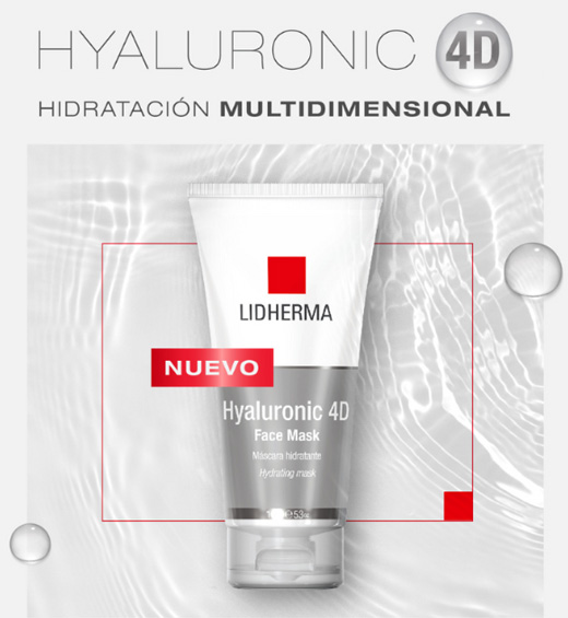 Nueva máscara con ácido hialurónico 4D de Lidherma