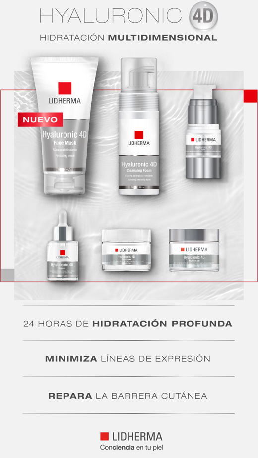 Nueva máscara con ácido hialurónico 4D de Lidherma